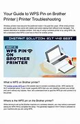 Image result for WPS Pin for Brother 2740 Printer