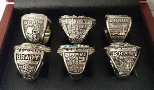 Image result for Tom Brady 6 Super Bowl Rings