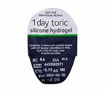 Image result for Daily Disposable Toric Contact Lenses