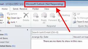 Image result for Outlook Is Not Responding