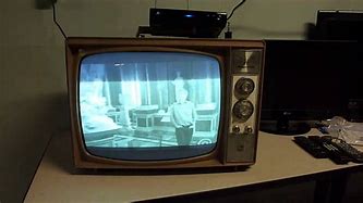 Image result for Black and White Analogue Television