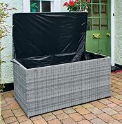 Image result for Rattan Outdoor Storage Box