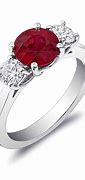 Image result for Diamond and Ruby Engagement Ring