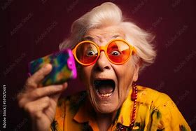 Image result for Funny Old Lady On Phone
