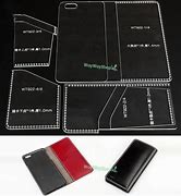 Image result for Leather iPhone Cover Template