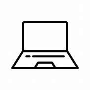 Image result for Laptop Icon White