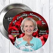 Image result for Memorial Button Pins