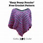 Image result for Easy Peasy Poncho Pattern