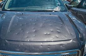 Image result for Hail Car Dents