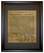 Image result for Framed Declaration of Independence
