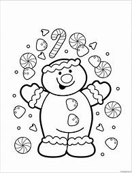 Image result for Gingerbread Coloring Pages