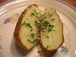 Image result for Plain Baked Potato