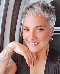 Image result for Platinum Color in Short Gray Hair