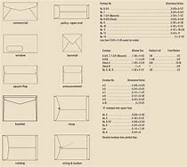 Image result for Standard Size Envelopes for Mailing