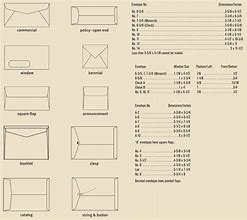 Image result for 9 envelopes size