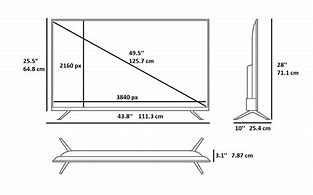 Image result for 50 TV Size