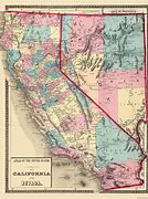Image result for California to Nevada Map Printable