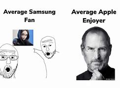 Image result for Apple User VRS Samsung User Meme