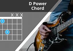 Image result for D Power Chord Guitar