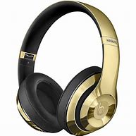 Image result for Wireless Headphone Headset Gold and Black