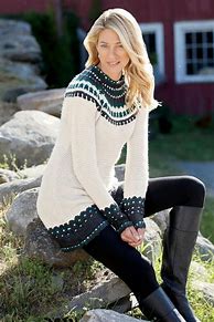 Image result for Fair Isle Tunic Sweater