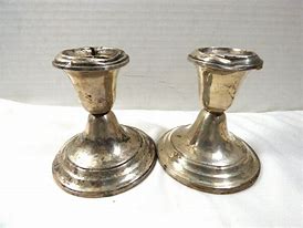 Image result for Sterling Silver Candle Holders