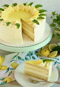 🍋 Super erfrischende Zitronen-Joghurt-Torte mit Götterspeise! 🍋 | Rezept und Video von Sugarprincess - Sugarprincess