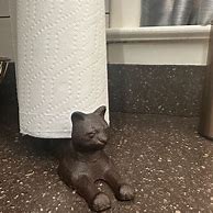 Image result for Cat Paper Towel Holder
