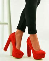 Image result for Women's Red High Heels