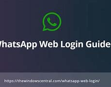 Image result for Log into Whatsapp