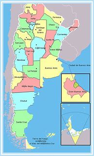 Image result for Mapa Argentina Y Sus Provincias