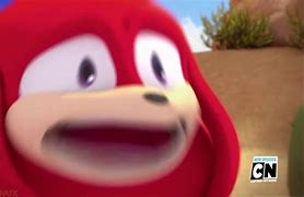 Image result for Knuckles the Echidna Scared