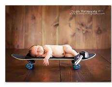 Image result for Baby On Skateboard