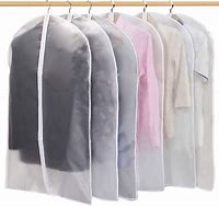 Image result for Plastic Covers for Clothes in Closet