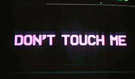 Image result for Do Not Touch Computer