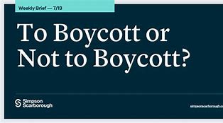 Image result for Things to Boycott
