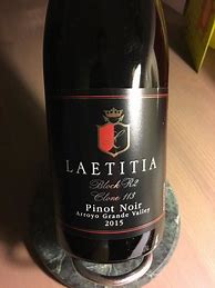 Image result for Laetitia Pinot Noir Black Label Block O2 4 5 Clone 2A