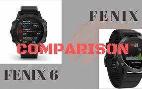 Image result for fenix 5 vs 6
