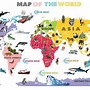 Image result for World Map Showing 7 Continents