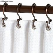 Image result for Double Shower Curtain Hooks