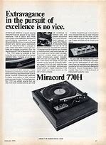 Image result for Miracord Turntable
