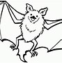 Image result for Bat Outline Coloring Page