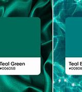 Image result for Teal Blue vs Teal Green