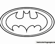 Image result for Batman Logo Coloring