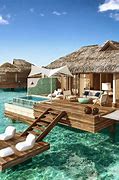 Image result for Over Water Cabin in the Beach