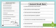 Image result for Ancient Greece Quiz to Print