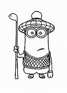 Image result for Minion Golf Coloring Pages Printable