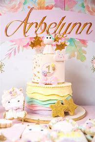 Image result for Unicorn 1st Birthday Theme