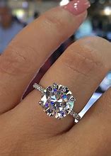 Image result for Round Cut Wedding Rings