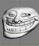 Image result for Troll Face 3D Model